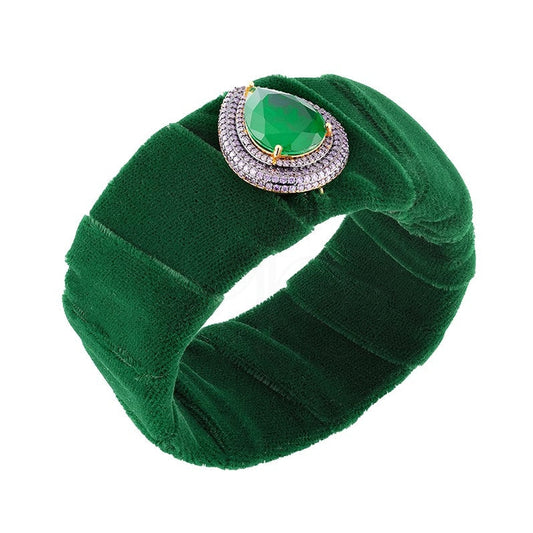 Bracelete Velvet Verde